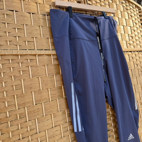 Adidas Running High Rise 7/8 Style Aeroread “Shadow Navy” Women’s Size 2X NWT - Picture 2 of 12